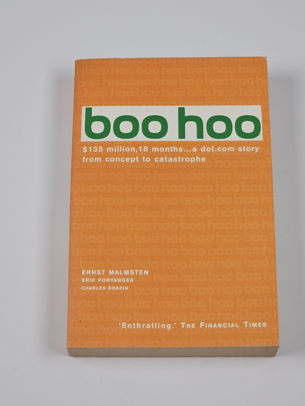 boo hoo Orange Paperback Book - Ernst Malmsten